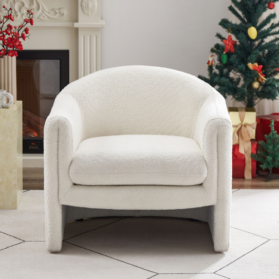 31.2 Upholstered Nordic-style Accent Chair